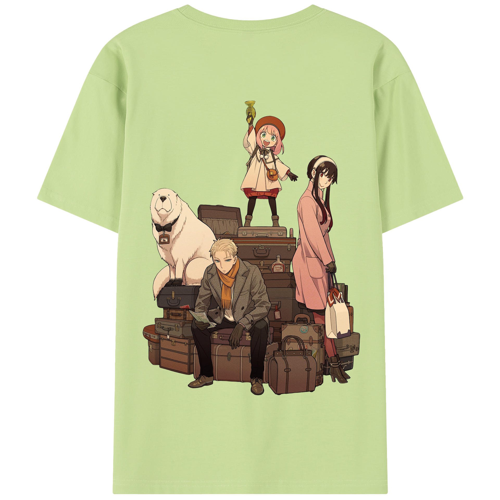 （画像用） SPY×FAMILY间谍家家酒 綿100％半袖Tシャツ（背面プリント）